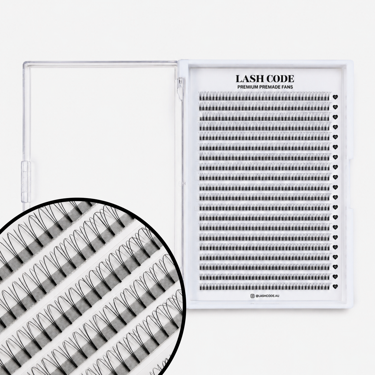 3D Premade Fans – Short Stem (XL Tray)