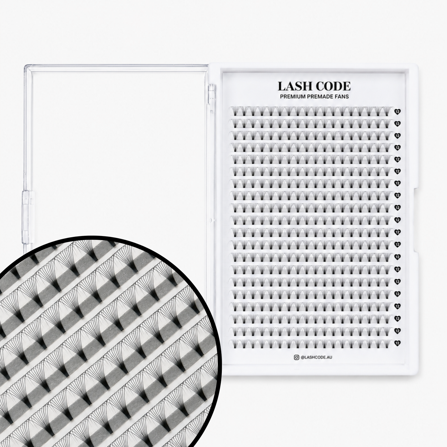 10D Premade Fans – Short Stem (XL Tray)