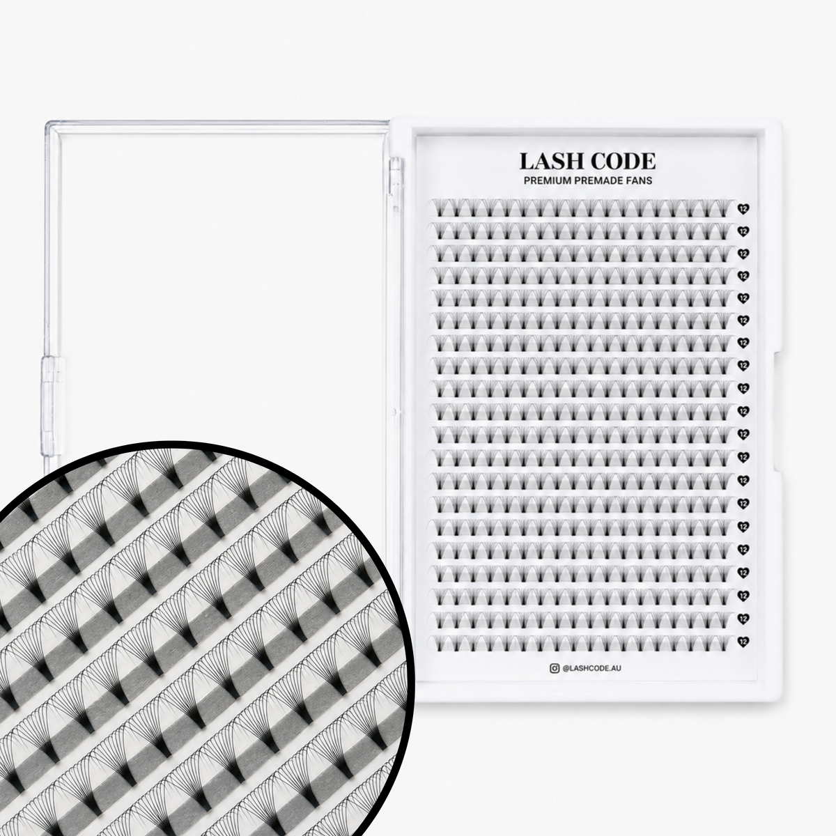 10D Premade Fans – Short Stem (XL Tray)
