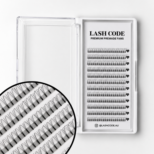 3D Premade Fans – Short Stem (Small Tray)