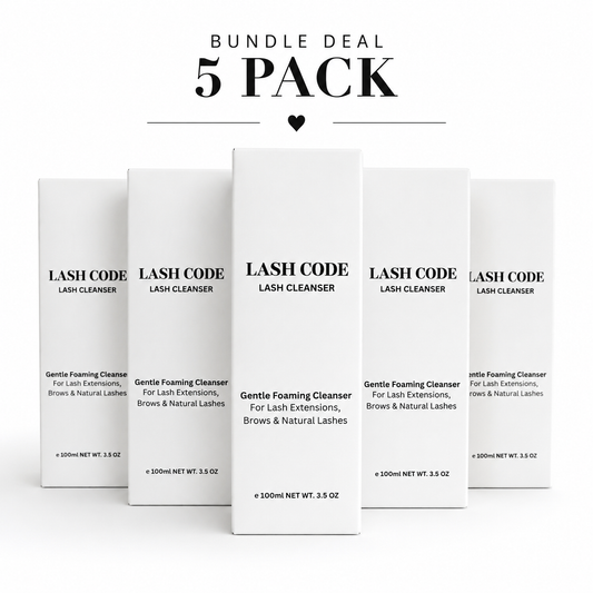5 Pack Lash Cleanser
