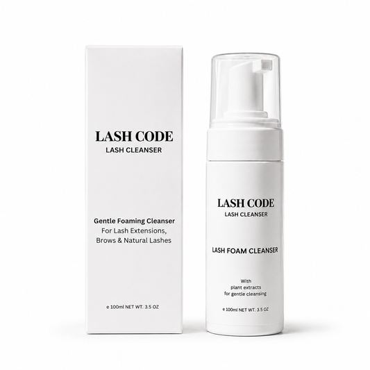 Lash Shampoo Cleanser – Foaming Formula (Includes Brush)